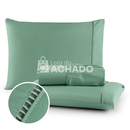 Jogo De Lençol 400 Fios Ponto Palito Cama Queen