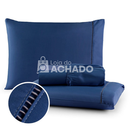 Jogo De Lençol 400 Fios Ponto Palito Cama Queen