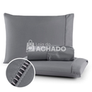 Jogo De Lençol 400 Fios Ponto Palito Cama Queen