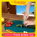 Tábua de corte PE espessada de qualidade alimentar, antibacteriana e resistente ao mofo, painel circular de plástico, tábua de c