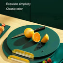 Tábua de corte PE espessada de qualidade alimentar, antibacteriana e resistente ao mofo, painel circular de plástico, tábua de c