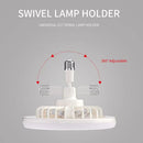 Ventilador 2 em 1 de teto com controle remoto e lâmpada de iluminação