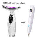 Dispositivo de beleza facial para pescoço, massagem vibratória para rosto e pescoço, skindion pessoal, uso doméstico, dispositivo de beleza, máquina de lifting facial