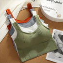 Sutiã esportivo anti-suor fitness superior feminino sem costura yoga sutiã à prova de choque colheita superior push up sutiã esportivo ginásio treino topo